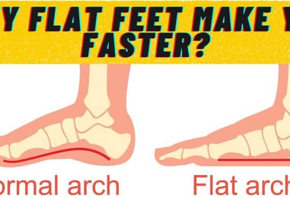 why flat feet make you faster?