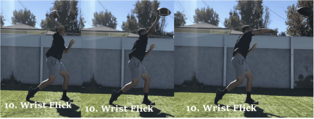 Quarterback Development Basics starting from the grip and wrist flick