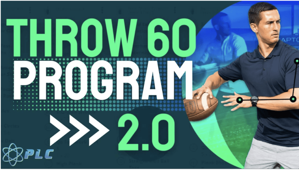 Quarterback training program online to increase throwing power for quarterbacks.