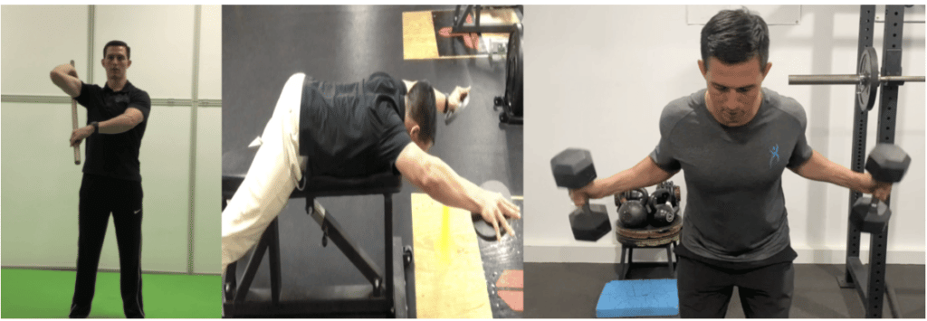 Quarterback training exercise to develop more upper body strength